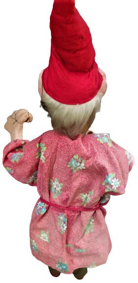 KEMAL SUNALIN OYNADIGI SÜT KARDEŞLER FİLMİNDE KULLANILAN GÜL YABANİ KUKLASI ELLE OYNATILAN EL YAPIM 1 METRE BOYUNDA 