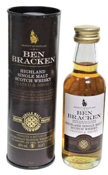 BEN BRACKEN HIGHLAND SINGLE MALT SCOTCH WHISKY KOLEKSİYON  ACILMAMIŞ KAPAKLI ŞİŞE KUTUSUNDA MİNYATUR İCKİ