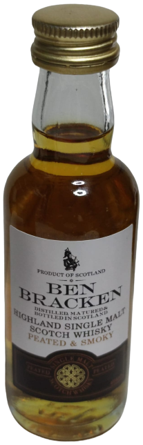 thumbBEN BRACKEN HIGHLAND SINGLE MALT SCOTCH WHISKY KOLEKSİYON  ACILMAMIŞ KAPAKLI ŞİŞE KUTUSUNDA MİNYATUR İCKİ