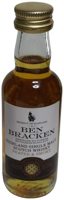 BEN BRACKEN HIGHLAND SINGLE MALT SCOTCH WHISKY KOLEKSİYON  ACILMAMIŞ KAPAKLI ŞİŞE KUTUSUNDA MİNYATUR İCKİ