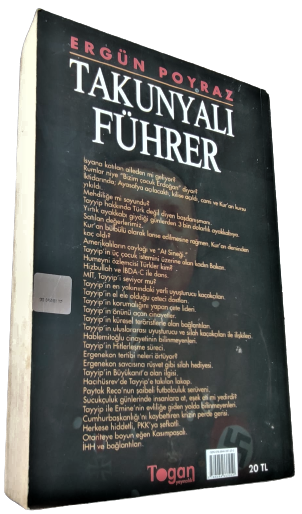 thumbTAKUNYALI FÜHRER ERGÜN POYRAZ KARTON KAPAK TOGAN YAYINEVİ 548 SAYFA 13x21 CM