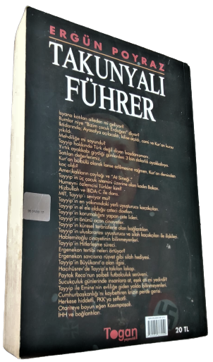 TAKUNYALI FÜHRER ERGÜN POYRAZ KARTON KAPAK TOGAN YAYINEVİ 548 SAYFA 13x21 CM