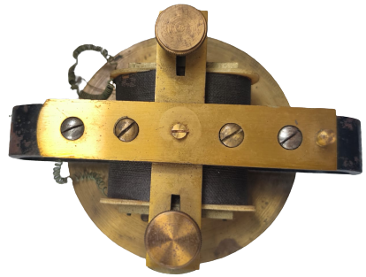 1864 TELEGRAPH WORKS SİLVERTOWN LONDON BİRİNCİ DUNYA ŞAVAŞINDA KULLANILAN TREN TELGRAF ALETİ MAVUN AGACINDAN KAPAKLI KUTUSUNDA