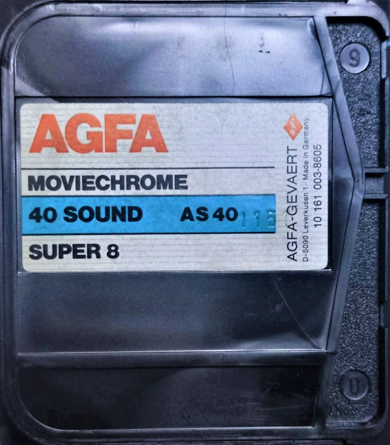 AGFA MOVİECHROME 40 SAUND AS 40 SUPER 8 MADE IN GERMANY KARTUŞ KASET