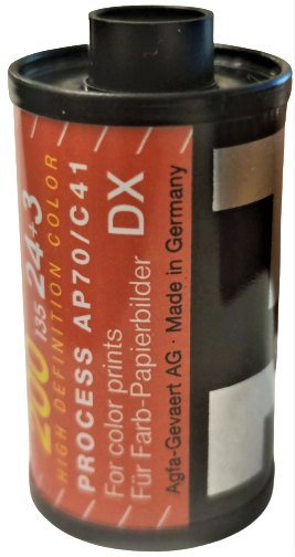 NEW AGFA AGFACOLOR HDC 200 HIGH DEFINITION COLOR PRINT FILM 35 MM ROLL 135 24+3