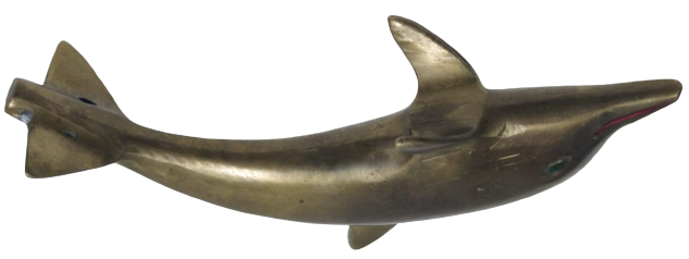 PİRİNC YUNUS BALIGI  SUDA ATLARKEN POZİZYONUNDA TASARLANMIŞ