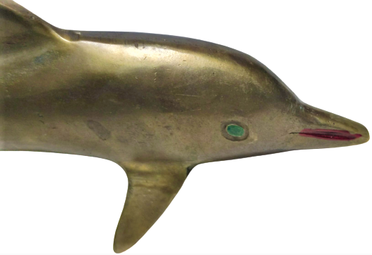 PİRİNC YUNUS BALIGI  SUDA ATLARKEN POZİZYONUNDA TASARLANMIŞ