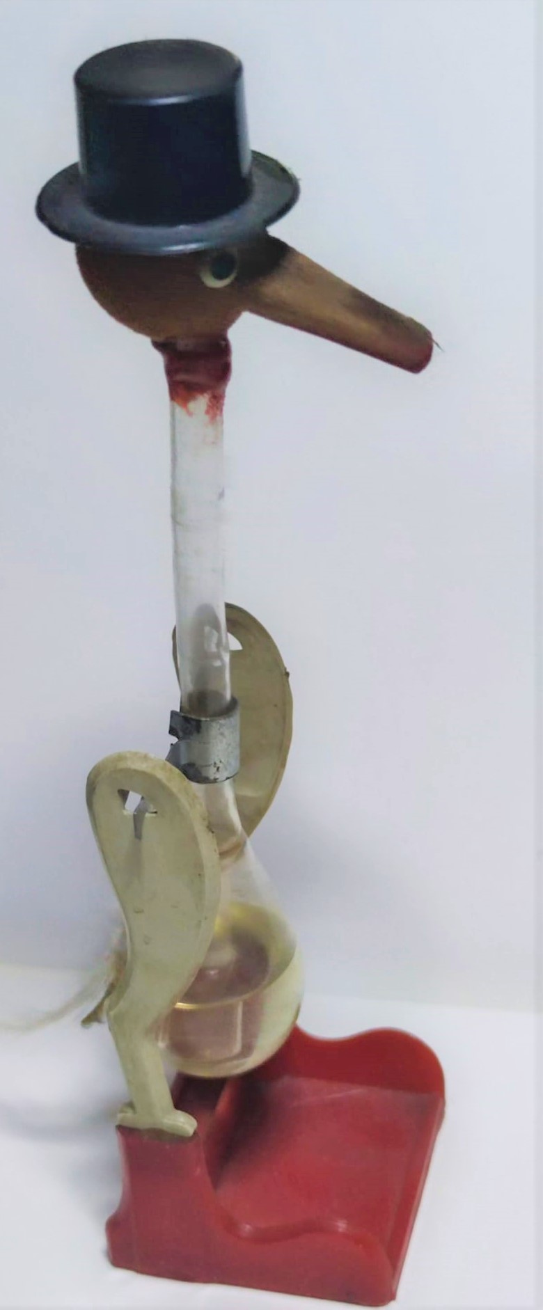 SU İCEN ŞANSLI ÖRDEK HAREKET EDEREK BARDAKDAN SU İÇİP TEKRARDAN HAREKETLENMEKDE DEVAMLI HEREK EDER