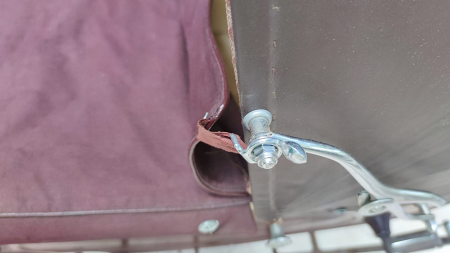 1920 SİLVER CROSS LUXURY BABY COACH MADE IN ENGLAND BORDO RENK METAL EKSİKSİZ  BEBEK COCUK ARABASI 