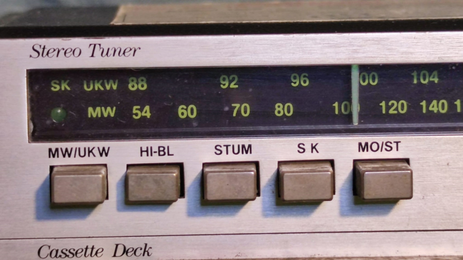 1980 KOCH UND OVERBECK WEST GERMANY CAR RADIO ÜST ÜSTE VAYA YAN YANA  DİZİLEREK KULLANILAN OTO SET  OTO RADYO TEYP ALAMİNYUM PANEL STEREO