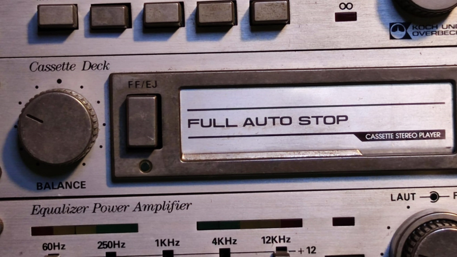 1980 KOCH UND OVERBECK WEST GERMANY CAR RADIO ÜST ÜSTE VAYA YAN YANA  DİZİLEREK KULLANILAN OTO SET  OTO RADYO TEYP ALAMİNYUM PANEL STEREO