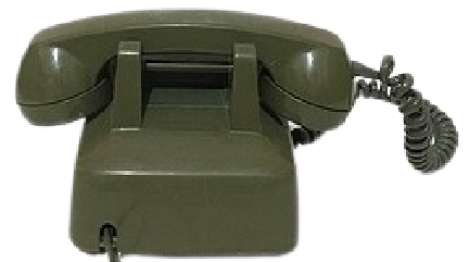 PTT TARAFINDAN ABONELERİNE AYLIK FATURAYA YANSITILARAK KİRAYA VERİLEN KANADA LİSANSLI BAKALİT MEKANİK YEŞİL RENKDE CEVİRMELİ TELEFON 