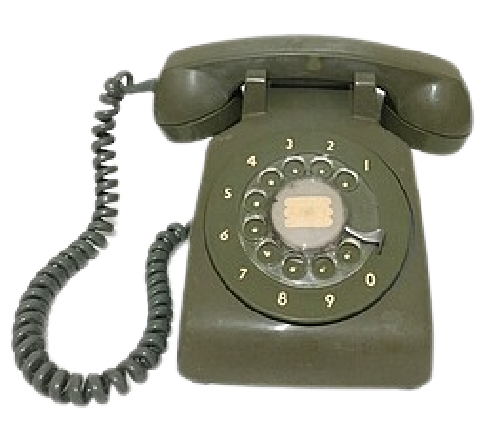 PTT TARAFINDAN ABONELERİNE AYLIK FATURAYA YANSITILARAK KİRAYA VERİLEN KANADA LİSANSLI BAKALİT MEKANİK YEŞİL RENKDE CEVİRMELİ TELEFON 