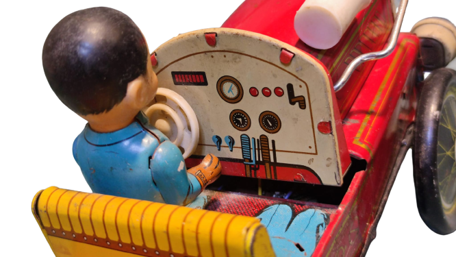 CARE ME 699 HİSTORIC FİRE DEPARTMENT CHIEF TOYS İTFAİYE ŞEFİ ARACI TENEKE PİLLİ OYUNCAK