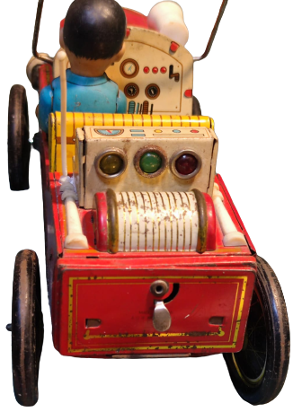 CARE ME 699 HİSTORIC FİRE DEPARTMENT CHIEF TOYS İTFAİYE ŞEFİ ARACI TENEKE PİLLİ OYUNCAK