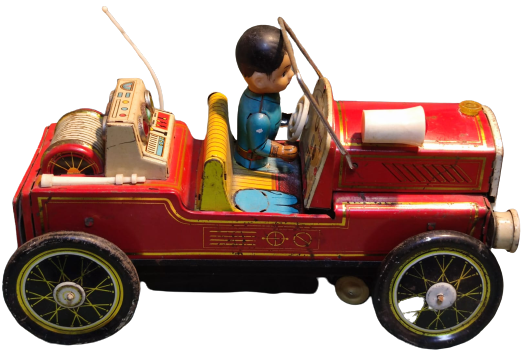 CARE ME 699 HİSTORIC FİRE DEPARTMENT CHIEF TOYS İTFAİYE ŞEFİ ARACI TENEKE PİLLİ OYUNCAK