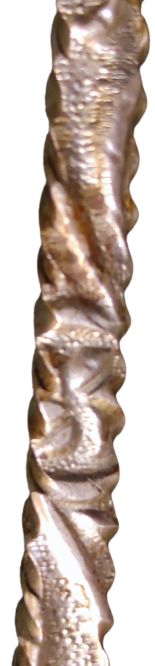 OSMANLI KAHVE KOYMA TEK FİNCANLIK OLARAK AYARLANMIŞ UZUN SAPLI ÖLCÜ KAŞIGI TAMAMI USTA İŞİ EL YAPIM GÜMÜŞ ÖLCEK