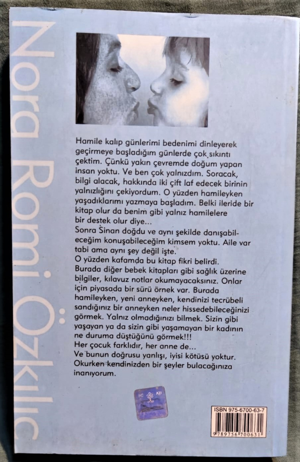 ANNELİK GÜNLÜGÜ DOKUZ AY ÜC YIL HAYAT YAYINLARI NORA ROMI ÖZKILIÇ 2. BASKI