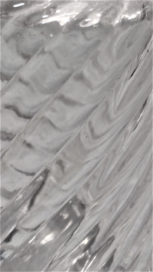 OSMANLI PAZARINA YAPILMIŞ CAM KAPAKLI DIŞI BURGULU FRANSIZ PARFUM ŞİŞESİ