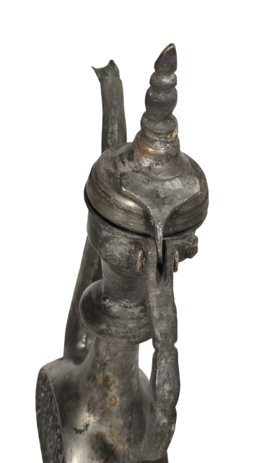 ZEMZEM SUNUM  İBRİGİ BAKIR İKİ YANI FARKLI SÜLEME VE YAZILI İLK ANTEP İŞLERİNDEN 