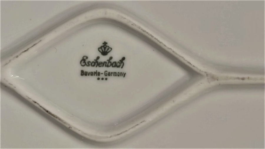 ESCHENBACH BAVARİA GERMANY ORMANDA ÜÇ GEYİK TEMALI PORSELEN KAYIK BUYUK BOY SERVİS TABAGI
