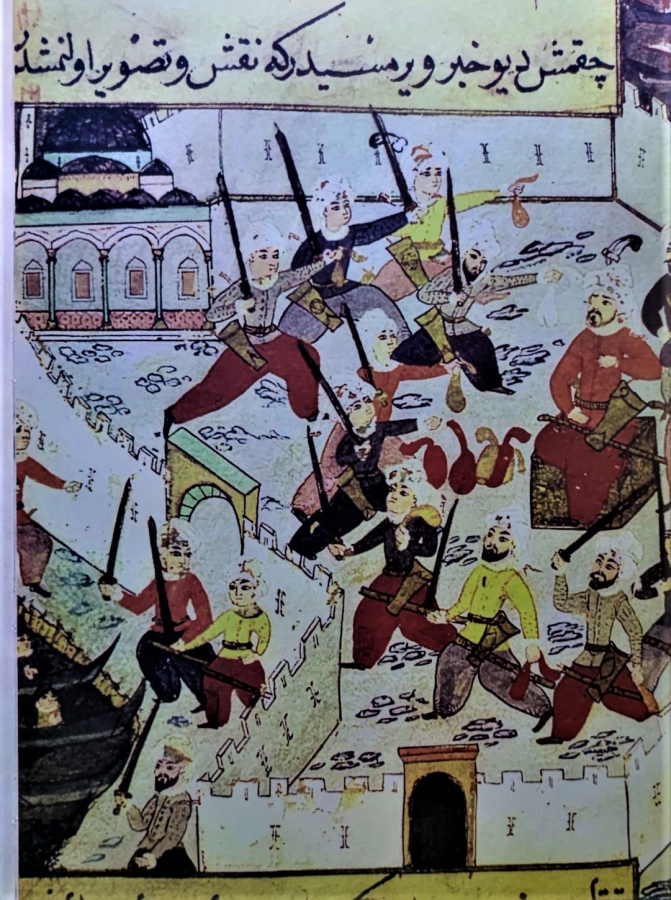 KURULUŞUNUN 700. YILINDA OSMANLI - NESA - OSMANLI DEVLETİNİN 700. KURULUŞ YILDÖNÜMÜ 1299 - 1923 - DERİ CİLTLİ HAZ: HALİL GÜRDAL GÜRAK 328 SAYFA. 24.5x33 CM