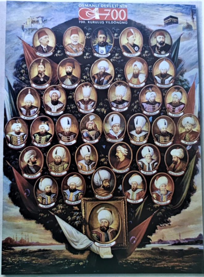 KURULUŞUNUN 700. YILINDA OSMANLI - NESA - OSMANLI DEVLETİNİN 700. KURULUŞ YILDÖNÜMÜ 1299 - 1923 - DERİ CİLTLİ HAZ: HALİL GÜRDAL GÜRAK 328 SAYFA. 24.5x33 CM