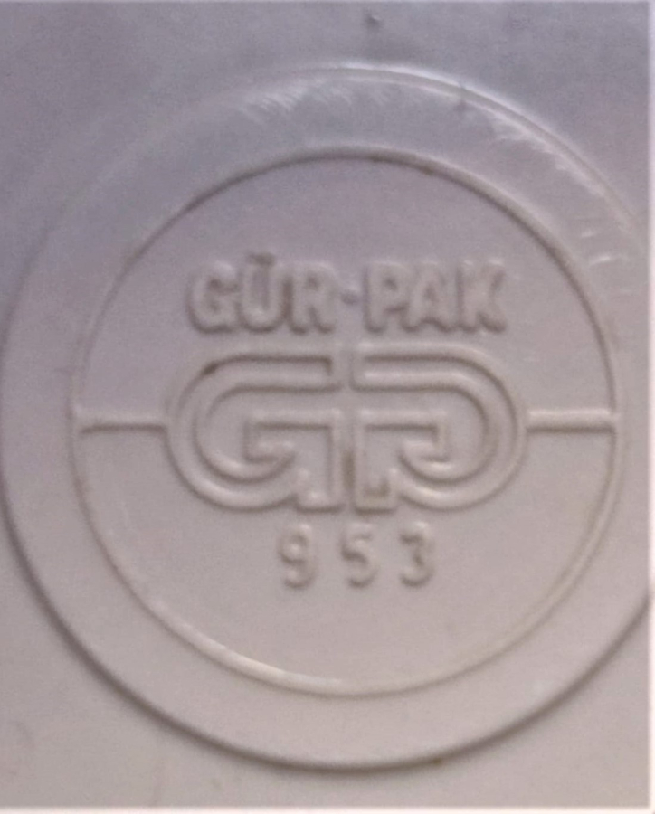 CİCİ DOPİNG KAKAOLU FINDIKLI BAR  GÜR-PAK 953 MELAMİN PARA ÜZERİ TABLASI TABAGI