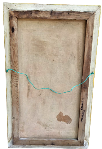 1973 TARİHLİ OL. ŞÜKRÜ SANATCI İMZALI VAZODA GÜLLER KASNAK ÜZERİ TUAL UZERİNE YAGLI BOYA CALIŞMA MASİF KENDİ ORJİNAL CERCEVESİNDE 