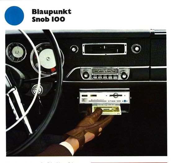  1969 BLAUPUNKT SNOB 100 RARE  CAR CLASSIC CASSETTE PLAYER KAYITLI VE CALAR TEPY ORJİNAL OTO TEYP