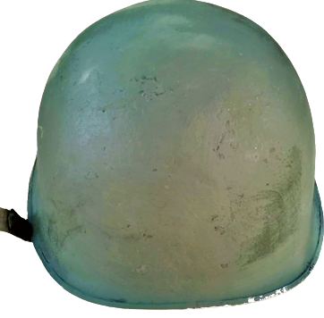 İKİNCİ DUNYA SAVAŞI CELİK ASKERİ MİGFER HAİKİ YEŞİLİ ASKERİ RENK  BOYUN BAGLAMA KAYIŞI YAŞANMIŞLIGI OLAN BİR ÜRÜNDÜR