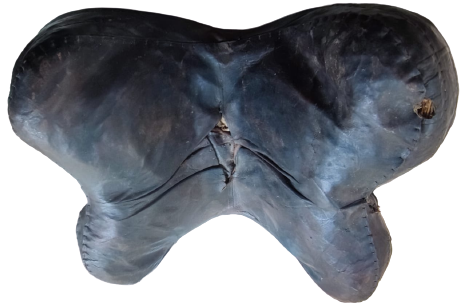 CERKEZ HAKIKI YARMA DERİ ATA EYER MİNDERİ KOMPLE EL DİKİŞİ KOYU KAHVERENGİ TONLARDA