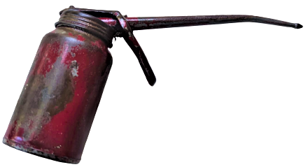 1970 METAL POMPALI UZUN UCLU YAGDANLIK BORDO RENKDE 