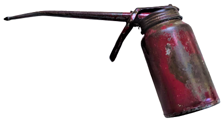 1970 METAL POMPALI UZUN UCLU YAGDANLIK BORDO RENKDE 