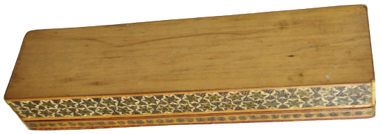 ATA SPORUMUZ CİRİT  MİNYATUR EL CİZİM EL BOYAMA AT ÜZERİNDE CİRİT OYNAYAN OYUNCULAR EL İŞCİLİKLİ AHŞAP KAPAKLI KALEM KUTUSU