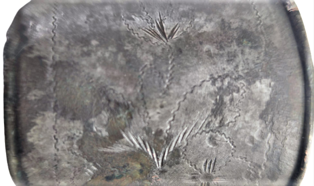 OSMANLI BAKIR ÜZERİ KALAYLI KOMPLE KALEM İŞ CİCEK DALLARI DESENLİ BEBEK MAMA YEDİRME  BARDAGI