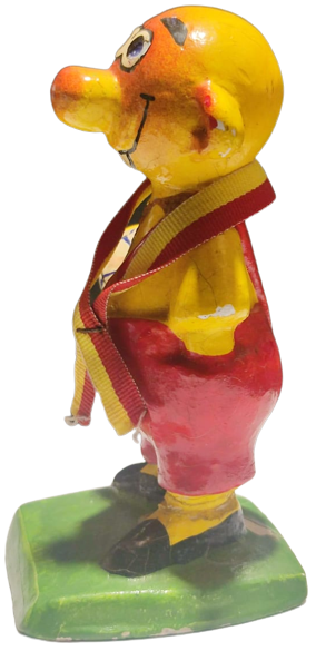 GALATASARAY KIYAFETLİ AVANAK AVNİ GS ARMALI MADALYA KURDELALI ALCI EL BOYAMA  SARI KIRMIZI BOYANMIŞ BİBLO