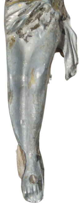 1960 PİRİNC VE  VE KURŞUN ALAŞIMLI MADENDEN YAPILMA İSANIN CARMAGA GERİLİŞİNİN SENBOLU  OLAN HAC İSTAVROZ