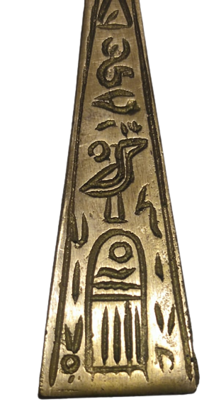 PİRİNC ZİNCİRLİ BOYNA ASILAN  ANKH MISIR RA GÖZÜYLE KORUMA ŞANS BEREKET SEMBOLU KOLYE ÜZERİ KALEM İŞİ DİNİ KORUYUCU MOTİFLERLE BEZELİ