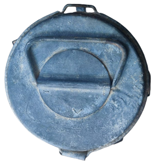 BİRİNCİ İKİNCİ DUNYA ŞAVAŞI RUTBELİ  SUBAY KARAVANA YEMEK SEFER TASI METALDEN KAPAKLI