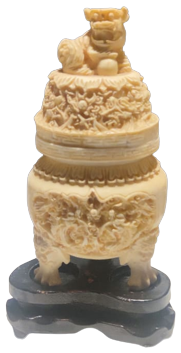 FENG SHUİ ÜC BACAKLI ZENGİNLİK TİMSALİ EL OYMA AHŞAP KAİDELİ AYAKLI UZERİ EJDERHALI KAPAKLI MUCEVHER KUTUSU 