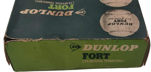 1960  LTA DUNLOP FORT TENNIS BALLS UNUSED BOXED ORJİNAL KUTUSUNDA ALTI ADET TENİZ TOP
