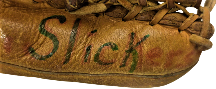 1960 USA SPALDING TRA POCKET BEYZBOL ELDİVENİ PROFOSYENEL ELDE DİKİLMİŞ TAMAMI DERİ BAZI SPORCULARIN İSİMLERİ YAZMAKTA ÜZERİNDE 