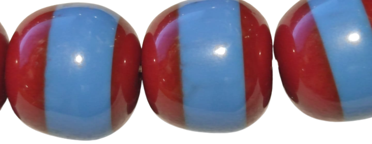 KATALİN BİLARDO TOPUNDAN CİFT RENK BORDO MAVİ TRABZONSPOR RENKLERİ 17 HABBE İMAME SALLAMA TESBİH