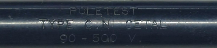 1910 ANTİQUES POLETEST  TYPE C.N CETAL 90 - 500 V . MODELE DEPOSE MADE İN FRANCE ELECTRIC CONTROL PEN