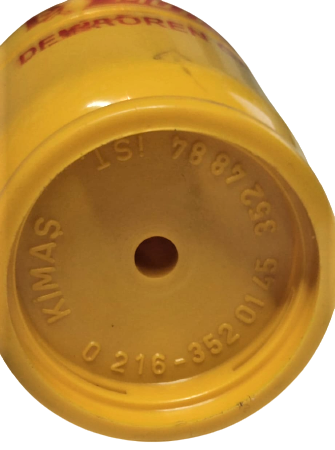 MUTFAK TÜPÜ ŞEKLİNDE MASA CAKMAGI MUTFAKGAZ DEMİRÖREN GURUBU REKLAMLI TUP