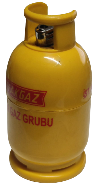 MUTFAK TÜPÜ ŞEKLİNDE MASA CAKMAGI MUTFAKGAZ DEMİRÖREN GURUBU REKLAMLI TUP