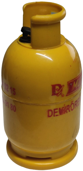 MUTFAK TÜPÜ ŞEKLİNDE MASA CAKMAGI MUTFAKGAZ DEMİRÖREN GURUBU REKLAMLI TUP