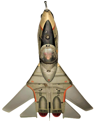 JAPAN -T.N TİN LİTHO GRUMMAN F111A US AIR FORCE ASKERİ SAVAŞ JETİ  TENEKE KANATLAR ACILIR PLASTİK PİLLİ UCAK TOYS JET UCAK