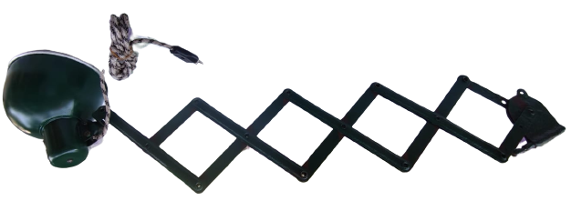 1920 AMERİKA USA ENDUSTRİEL AKROBAT MAKAS SİSTEMLİ ACMA KAPAMA LAMBA CALIŞMA AYDINLATMA METAL İPEK KABLO 1.5 METRE UZANABİLEN ALUMİNYUM KAFA